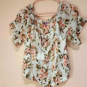 Cute floral crop top❤